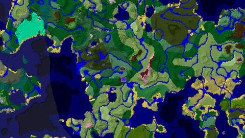 Old Growth Birch Forest Spawn with Ruined Portal and Nether Fortress