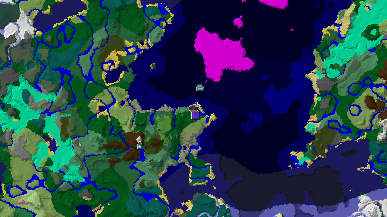 Forest Spawn with Shipwreck and Ruined Portal Near