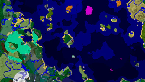 Sparse Jungle Spawn With Shipwreck and Ocean Monument Nearby