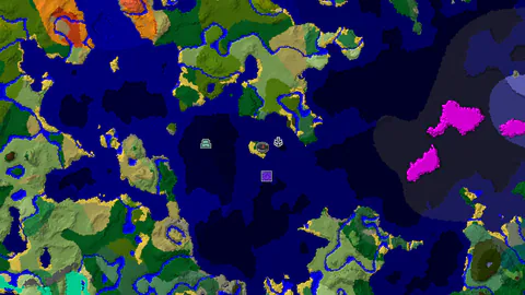 Ocean Monument and Shipwreck Near Forest Spawn