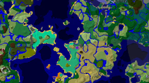 Flower Forest and Ruined Portal Near Swamp Spawn