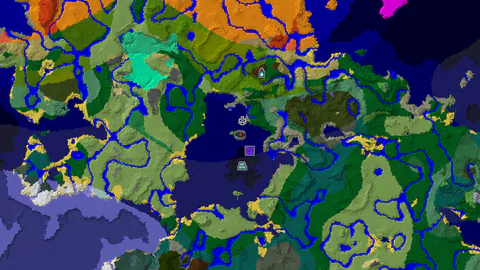 Shipwreck, Ruined Portal, and Ocean Monument Near Spawn