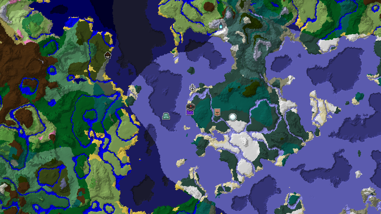 Snowy Taiga Spawn With Ruined Portal and Village Nearby