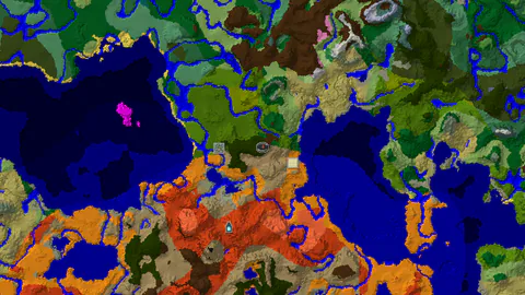 Wooded Badlands Spawn With Desert Pyramid and Jungle Temple