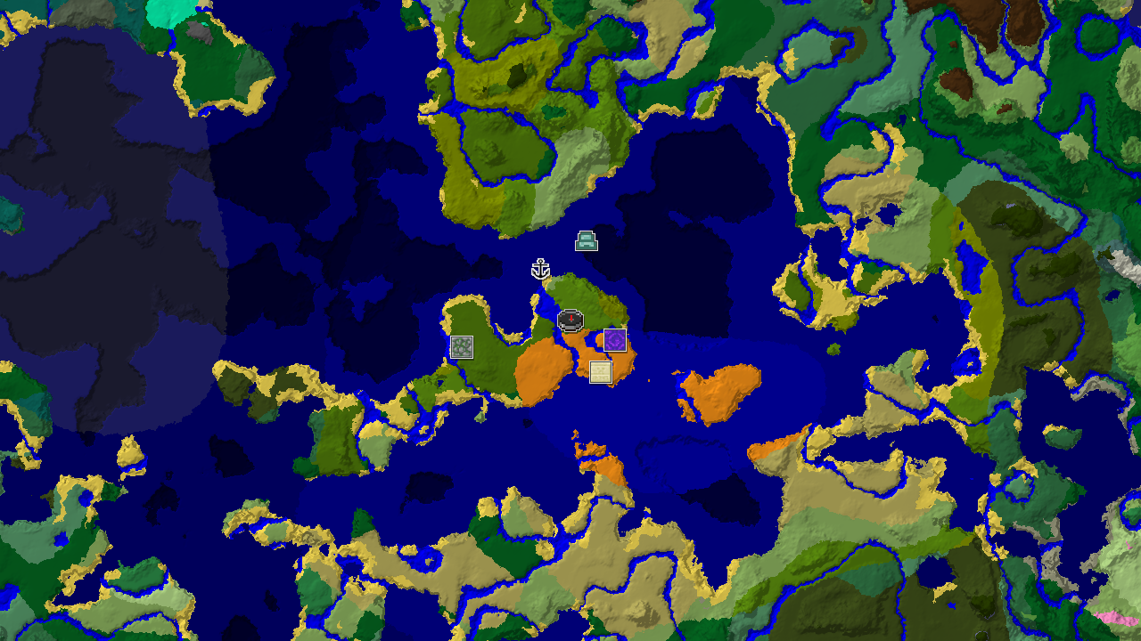 Jungle Spawn with Desert Pyramid and Ruined Portal Nearby