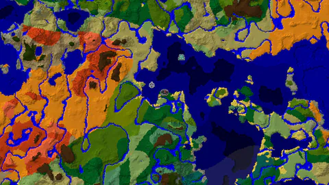 Shipwreck and Ocean Monument Near Forest Spawn