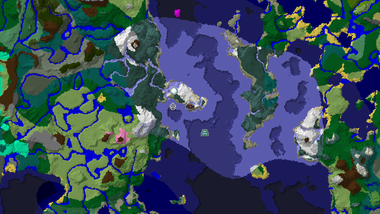 Ocean Monument and Shipwreck Near Icy Spawn