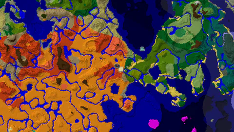 Desert Spawn With a Pyramid 114 Blocks East