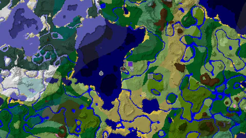 Pillager Outpost and Ruined Portal Near Spawn