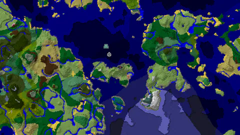 Plains Spawn With Village and Shipwreck Nearby