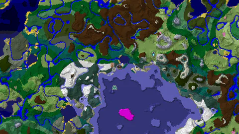 Taiga Spawn with Village and Shipwreck Nearby