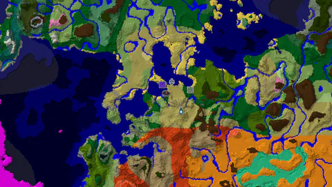 Forest Spawn With Ruined Portal and Shipwreck Near