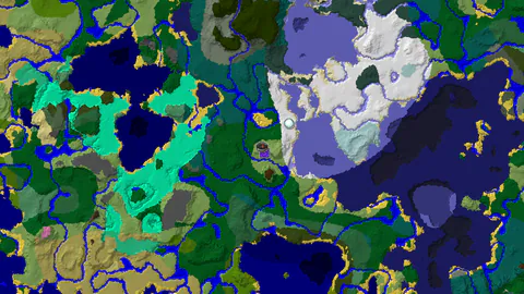 Spawn in Plains with a Ruined Portal 61 Blocks Away and Nearby Ice Spikes