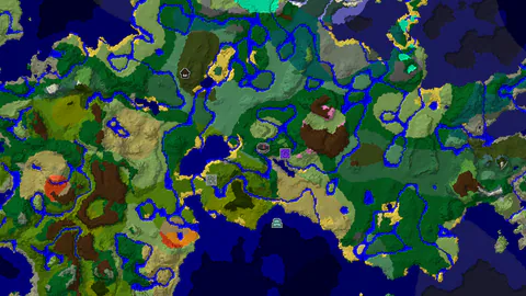 Forest Spawn With Jungle Temple 593 Blocks Away
