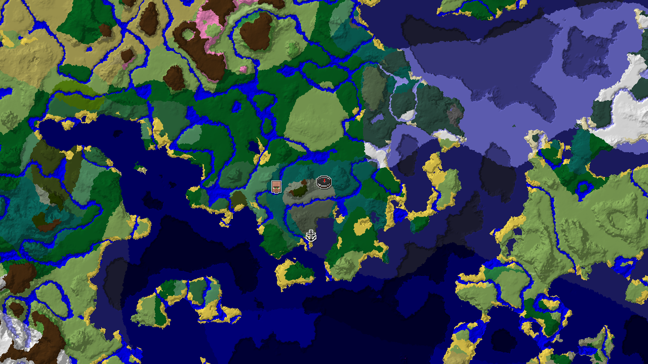 Village 378 Blocks From Old Growth Spruce Taiga Spawn