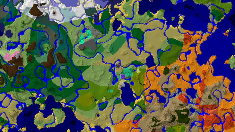 Savanna Spawn with a Mangrove Swamp and Ruined Portal Nearby