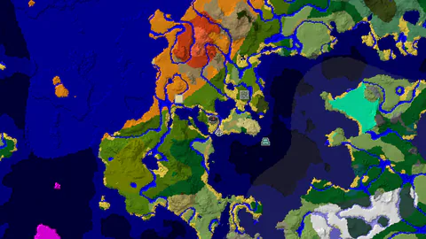 Jungle Spawn With Shipwreck and Ocean Monument Nearby