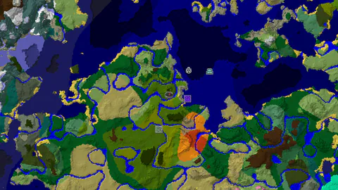 Jungle Spawn with Ruined Portal and Bamboo Jungle Nearby