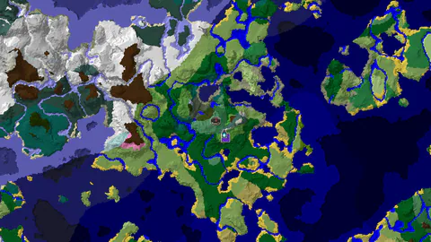Ancient City and Ruined Portal Near Spawn