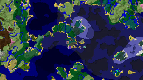 Waterside Village Just 162 Blocks From Your Taiga Spawn
