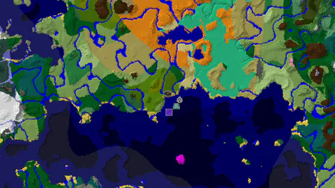 Shipwreck and Ruined Portal Near Jungle Spawn