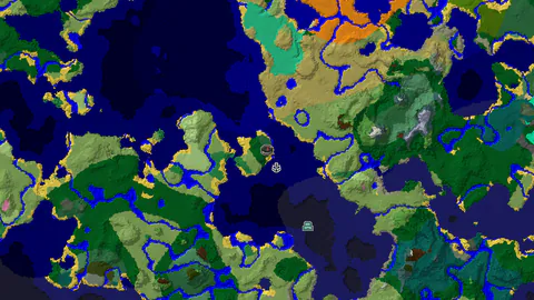 Spawn in Birch Forest With a Shipwreck 190 Blocks Away