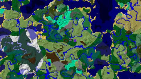 Ruined Portal 173 Blocks From Forest Spawn