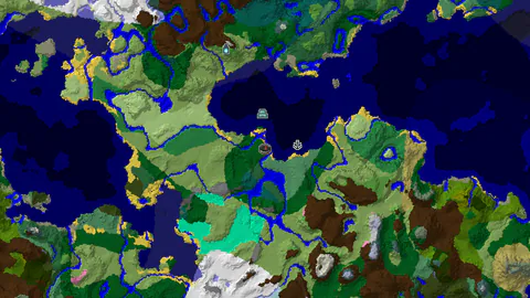 Birch Forest Spawn With Shipwreck and Ocean Monument Nearby