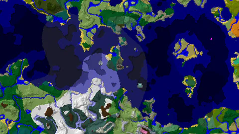 Spawn in Old Growth Pine Taiga, Shipwreck 417 Blocks