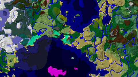 Mangrove Swamp Spawn with Village and Ruined Portal Nearby
