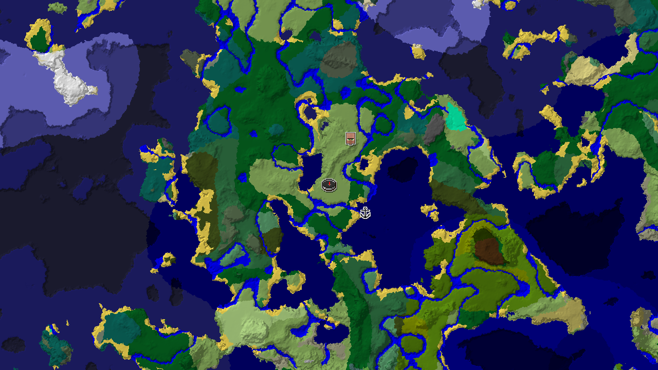 Coastal Plains Spawn With Shipwreck and Village Nearby