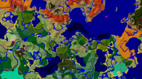 Forest Spawn With Jungle Temple 366 Blocks South