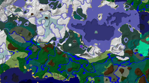 Igloo and Village Near Spawn in Snowy Taiga
