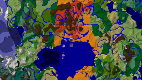 Desert Spawn With Pyramid and Ancient City Nearby