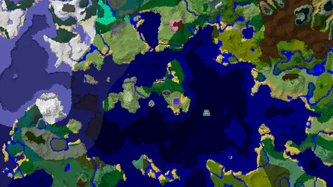 Forest Spawn With Ruined Portal and Shipwreck Under 300 Blocks