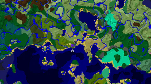 Coastal Spawn with Ruined Portal and Shipwreck Nearby