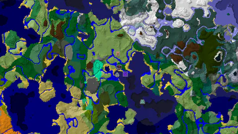 Forest Island With a Shipwreck Offshore